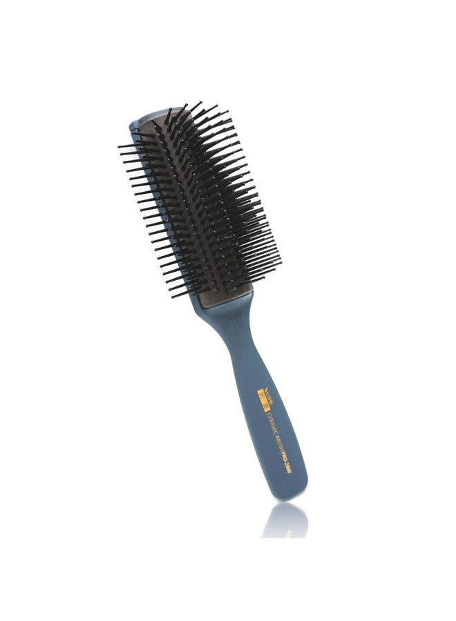 VESS Professional Hair Blow Brush Pro2000 Ceramic 9 Rows Wide Typeenglish Instruction Manualmade In Japan - Image 1