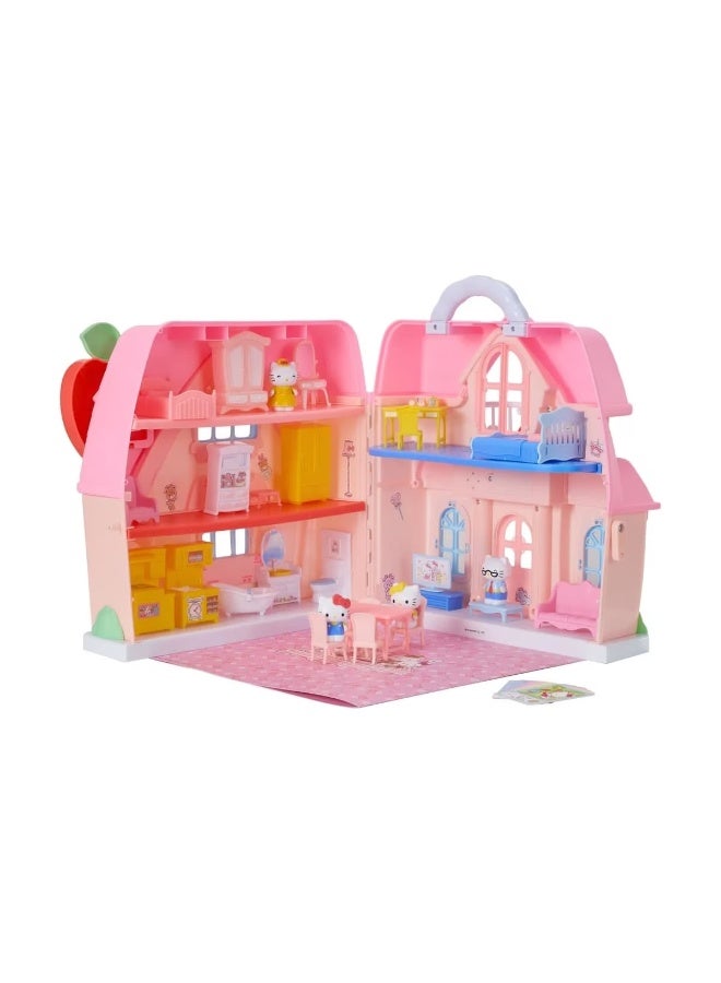 Hello Kitty and Family Cozy Time Home Doll House Playset - Image 1