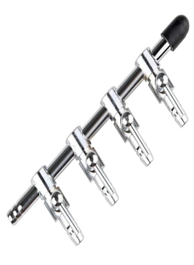 bnafes صمام هواء حوض السمك من BNAFES، مشعب رباعي الاتجاهات، مضخة تدفق الهواء، أنبوب موزع، صمام تحكم ذراع - Image 1