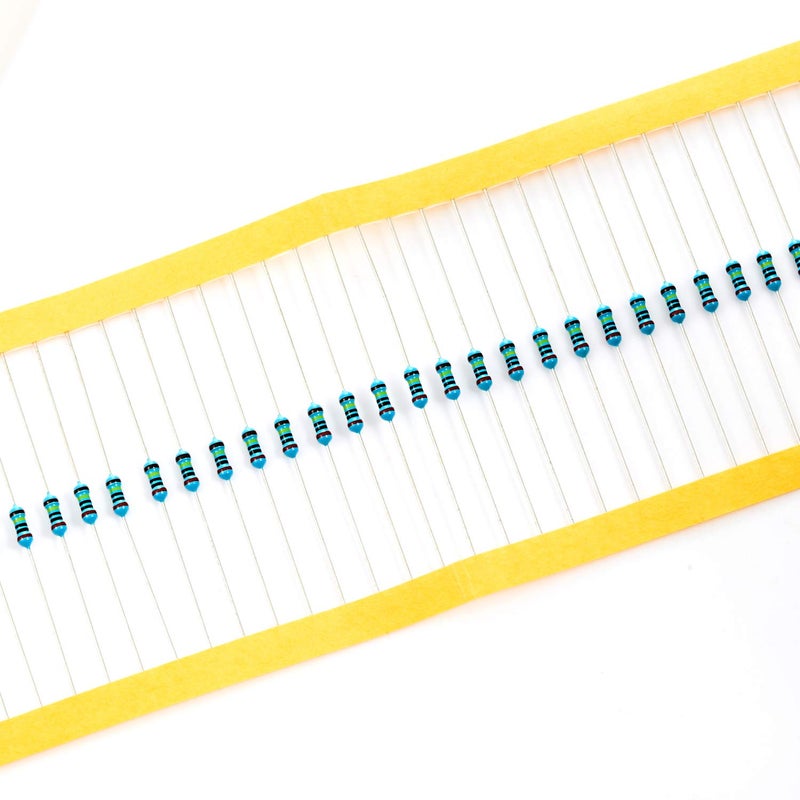 CHANZON 100pcs 1/4W (0.25W) 2M Ω ohm Metal Film Fixed Resistor 0.01 ±1% Tolerance 2MR MF Through Hole Resistors Current Limiting Rohs Certificated - Image 4