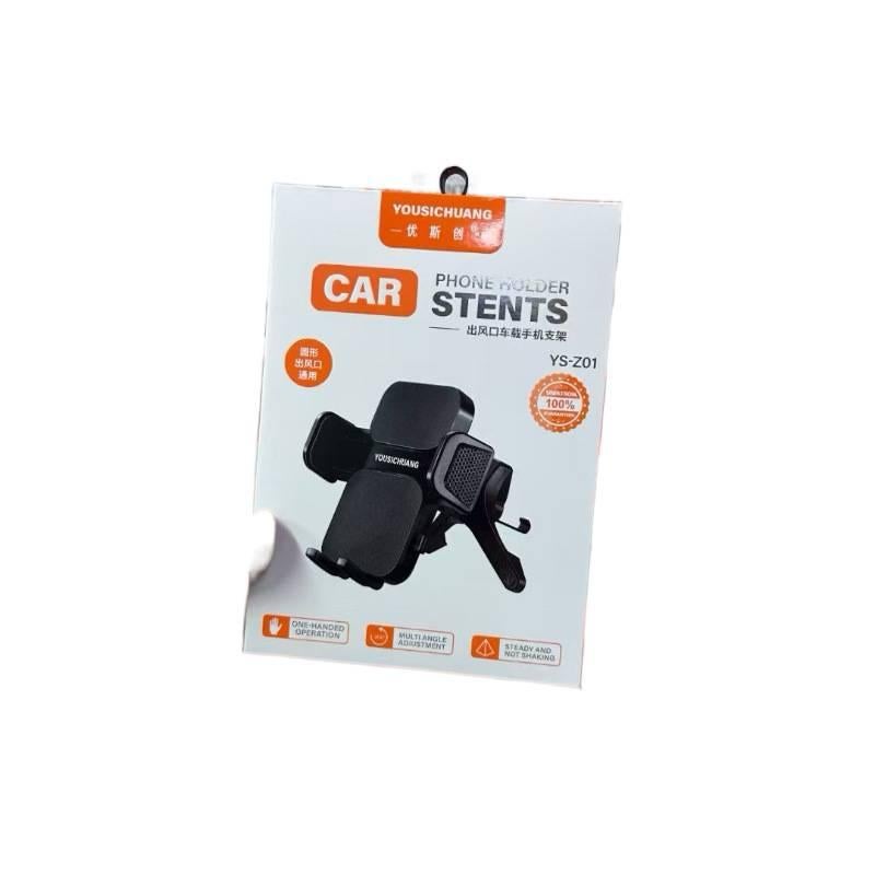 Car Phone Holder for Broad Compatibility in Black for On The Go Carry - Image 1