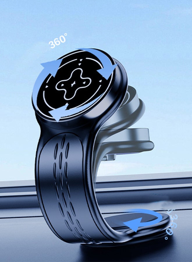 Universal Magnetic Car Mount Phone Holder for Dashboard 360° Rotatable Car Phone Mount MagSafe Car Mount With Ultra Strong Magnets Compatible With iPhone 15 14 13 12 Series - Image 4