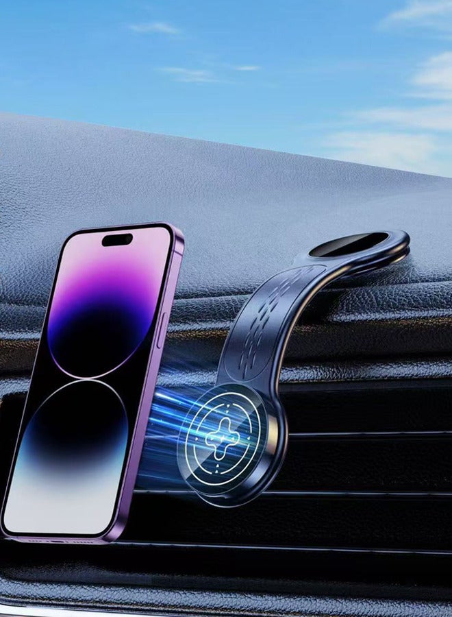 Universal Magnetic Car Mount Phone Holder for Dashboard 360° Rotatable Car Phone Mount MagSafe Car Mount With Ultra Strong Magnets Compatible With iPhone 15 14 13 12 Series - Image 1