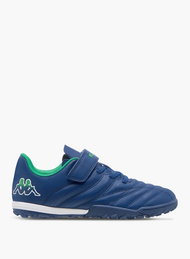 Kappa Boys' Quilted Football Shoes with Hook and Loop Closure