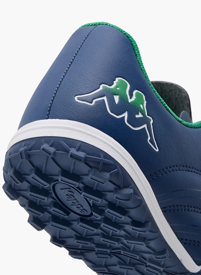 Kappa Boys' Quilted Football Shoes with Hook and Loop Closure