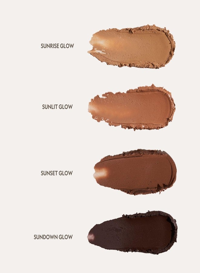YENSA Silk Bronzing Base Cream Bronzer - Makeup Bronzer Cream with Peptides and Superfoods for a Lightweight Sunkissed Glow - Brightens & Helps Reduce Appearance of Fine Lines - Sunset Glow (1 oz) - Image 4