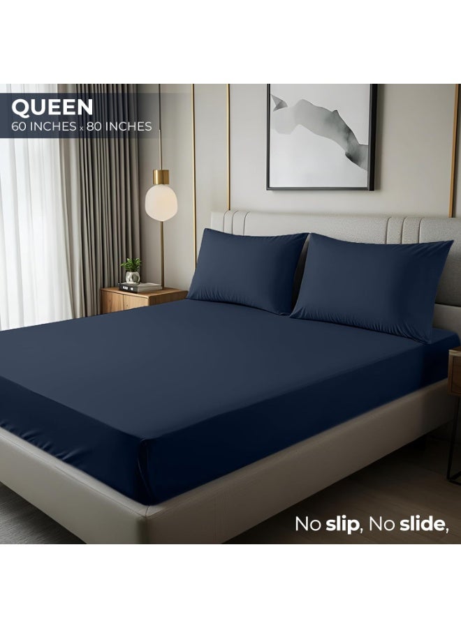 Utopia Bedding Queen Fitted Sheet - Bottom Sheet - Deep Pocket - Soft Microfiber -Shrinkage and Fade Resistant-Easy Care -1 Fitted Sheet Only - Image 2