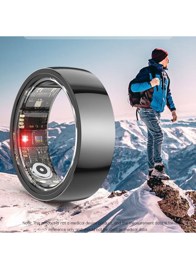 Generic The R1000 Smart Ring Waterproof Pressure Sleep Cut His Heart Rate Step Number Monitoring A Variety Of Sports Modes-Color:No. 5 White  - Image 5