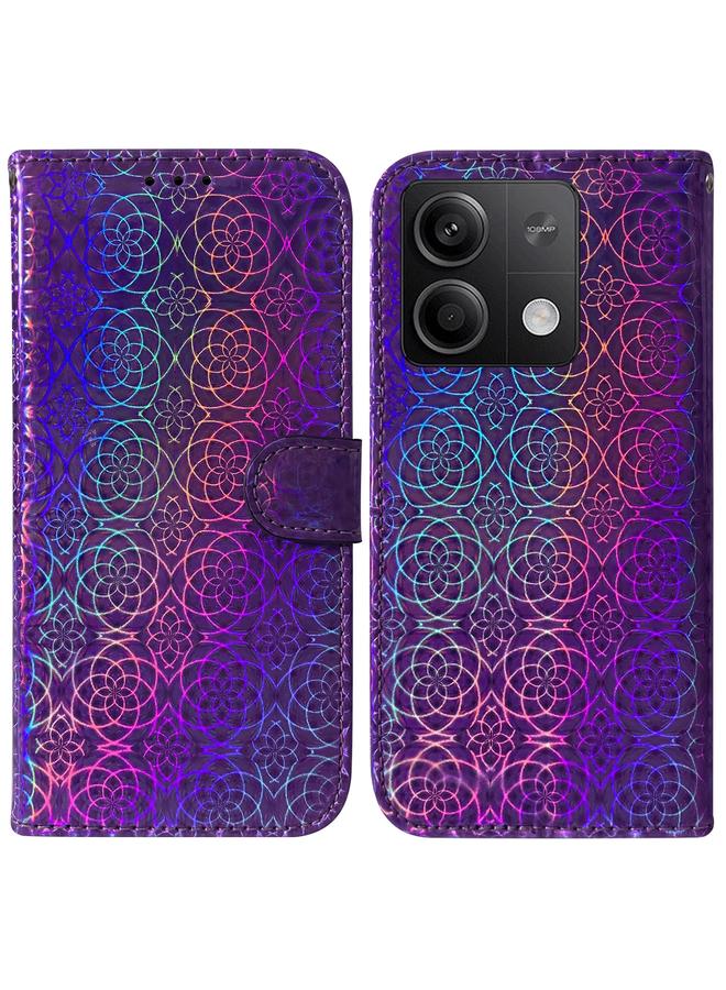 The Bros Case For Xiaomi Redmi Note 13 5G Colorful Magnetic Buckle Leather Phone Case