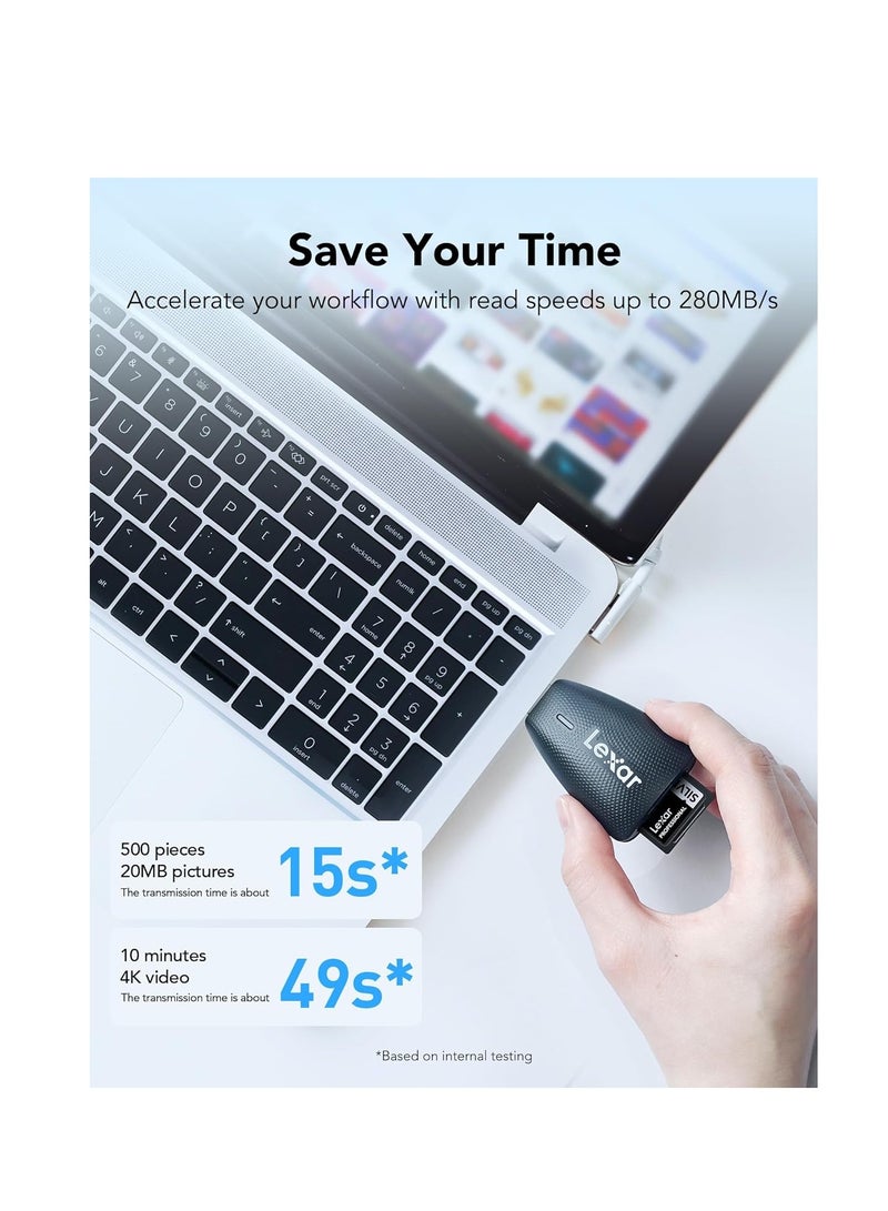 Lexar Silver Pro SD Card 64GB, UHS-II Memory Card, V60, U3, C10, SDXC Card, Up To 280MB/s 64 GB - Image 5