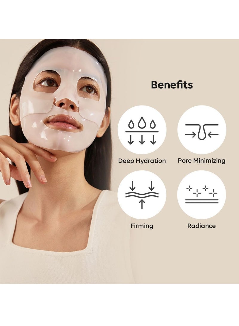 BIODANCE Bio-Collagen Real Deep Mask, Hydrating Overnight Mask, Pore Minimizing, Elasticity Improvement, 34g x4ea - Image 3