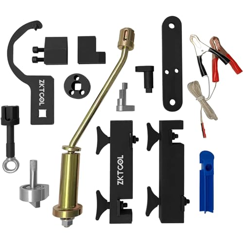 ZKTOOL 14PC Engine Camshaft Alignment Timing Tool Kit Fit for Land Rover Range Rover Sport Jaguar Discovry 4 V8 5.0 L V6 3.0L Cylinder Gasoline Engine. Tool with Fuel Pump and Two Injector. - Image 3