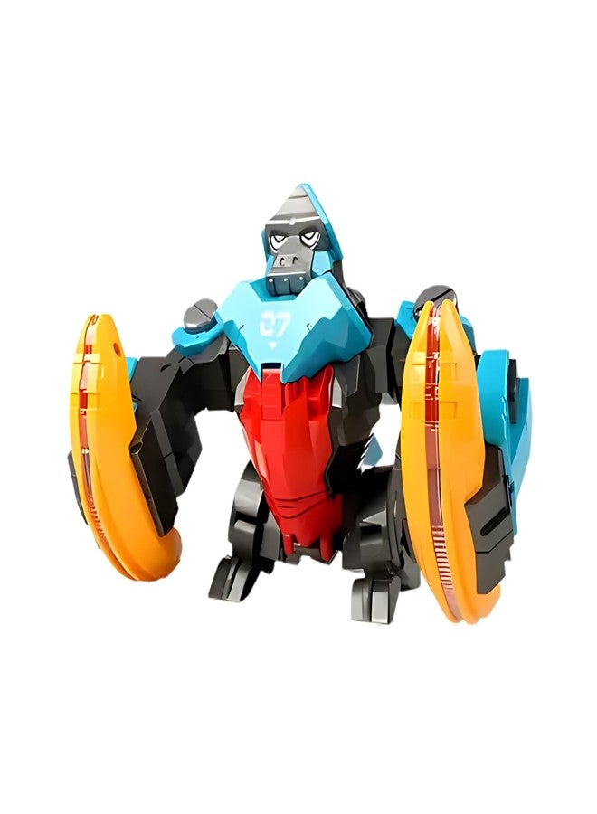Stazie|Dancing Gorilla Robot Toy | Electronic Action Figure | Age 3+ | Blue and Red - Image 1
