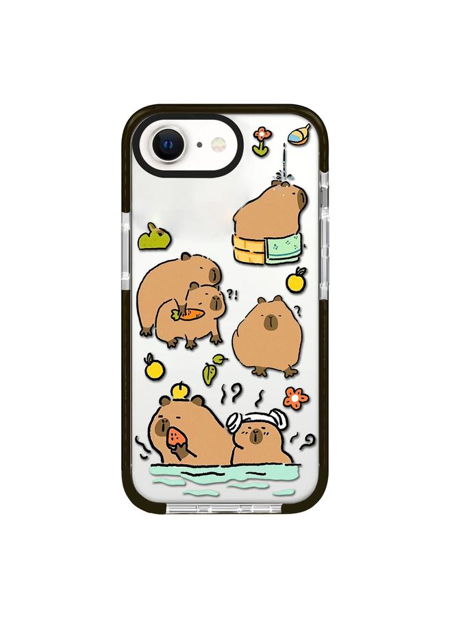 S-TOP Case For iPhone 7 / 8 / SE 2020 2022 Simple Illustration Pattern Full Coverage Phone Case - Image 1