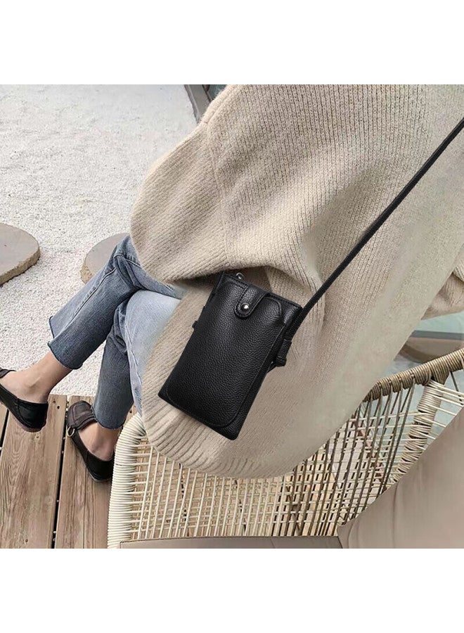 Viney Leather Handbag, Women's Bag, Niche Phone Bag, Stylish Shoulder Crossbody Bag, Birthday, Qixi Festival, Valentine's Day Gift For Girlfriend - Image 1