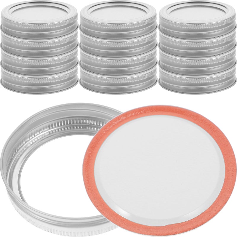 20 Sets Regular Mouth Canning Lids Split-Type Metal Jar Lids for Replacement - Image 5