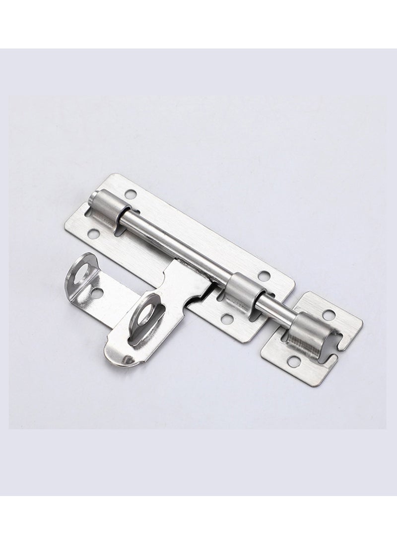 Generic Sliding Bolt Gate Latch Stainless Steel Door Security Slide Latch Lock with Padlock Hole  - Image 2