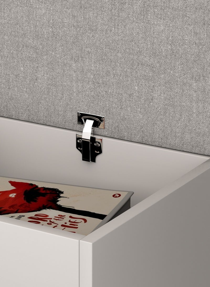 آن فش منظم أحذية بمدخل من مستويين مع درج ومقعد مبطن ووسادة لغرفة النوم والممر 100*30*44 سم - Image 5