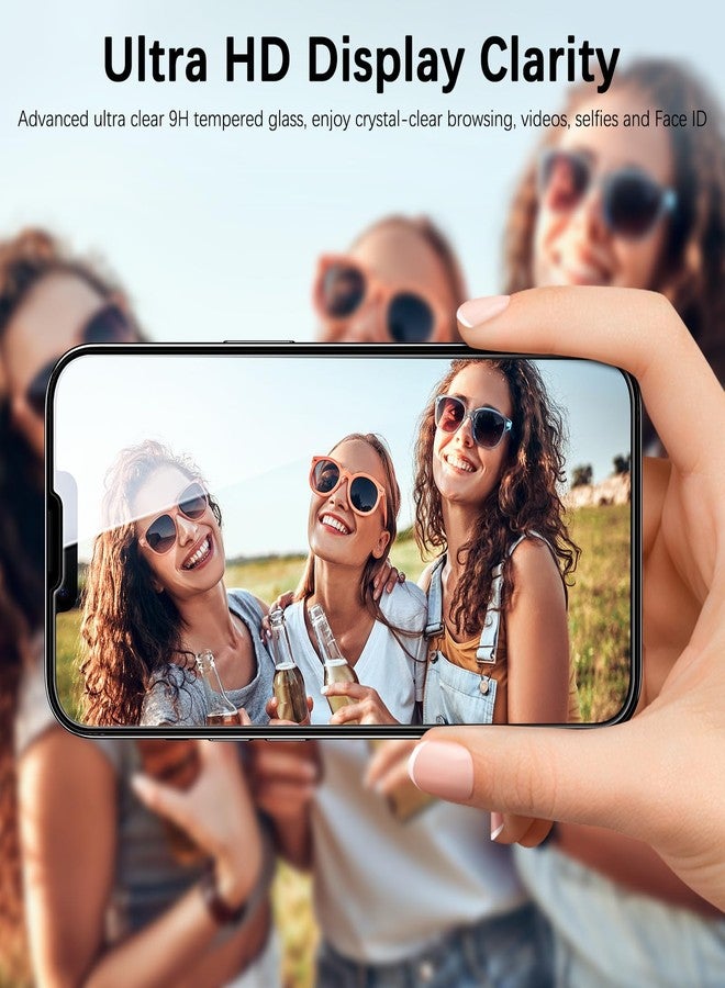 BENTOBEN Screen Protector for iPhone 13/iPhone 14/ iPhone 16e 6.1inch, 3 Pack 9H Tempered Glass Screen Protector with Easy Installation Tool,Military Grade Shatterproof Anti-Scratch Case Friendly - Image 3