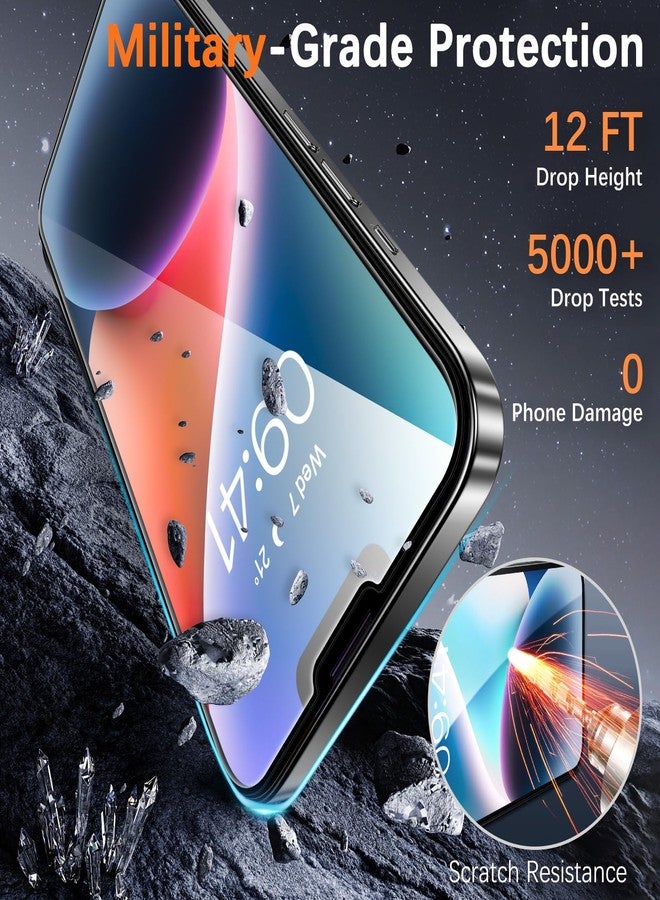 BENTOBEN Screen Protector for iPhone 13/iPhone 14/ iPhone 16e 6.1inch, 3 Pack 9H Tempered Glass Screen Protector with Easy Installation Tool,Military Grade Shatterproof Anti-Scratch Case Friendly - Image 2