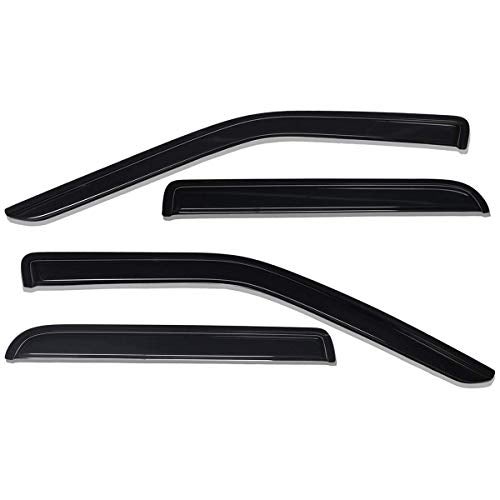 Lightronic Extra Durable Outside-Mount Auto Vent Window Visor, Fits 2011-2025 Dodge Durango, UV Protection Rain Guard, Original Wind Deflector, No-Drill Easy Install, Dark Smoke, 4-Pcs - Image 4