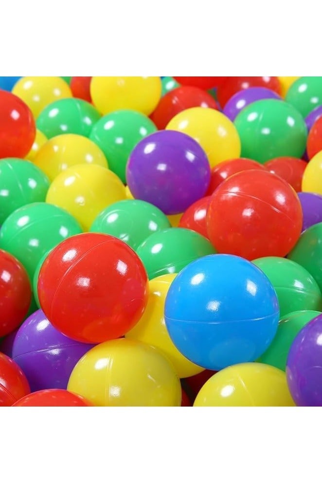 50PCS Ball Pit Balls for Kids – BPA & Phthalate-Free Plastic Refill Balls – Crush-Proof & Durable – 2.3" Diameter – Bright Colors – Gift for Toddlers – For Ball Pits, Playpens, Tents & Pools – Safe & Fun - Image 1