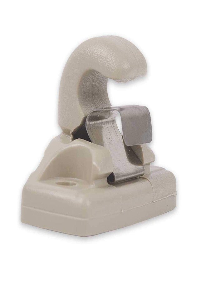 runmade Beige Sun Visor Hook Clip Bracket Hanger Compatible with VW Golf GTI Jetta Mk4 Passat B5 B6 Touran Polo Seat - Image 4