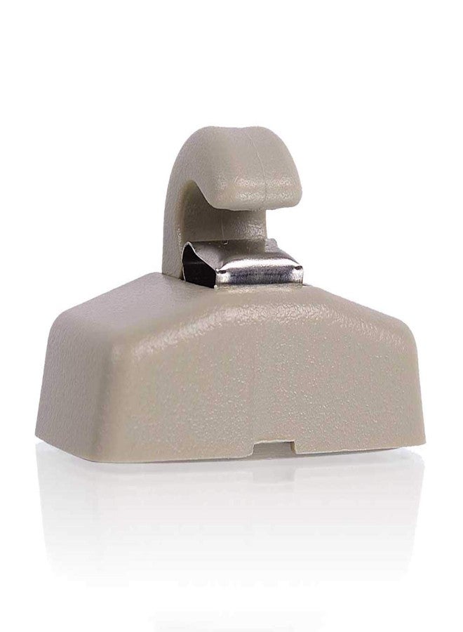 runmade Beige Sun Visor Hook Clip Bracket Hanger Compatible with VW Golf GTI Jetta Mk4 Passat B5 B6 Touran Polo Seat - Image 1