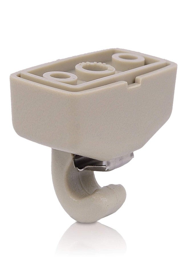 runmade Beige Sun Visor Hook Clip Bracket Hanger Compatible with VW Golf GTI Jetta Mk4 Passat B5 B6 Touran Polo Seat - Image 5