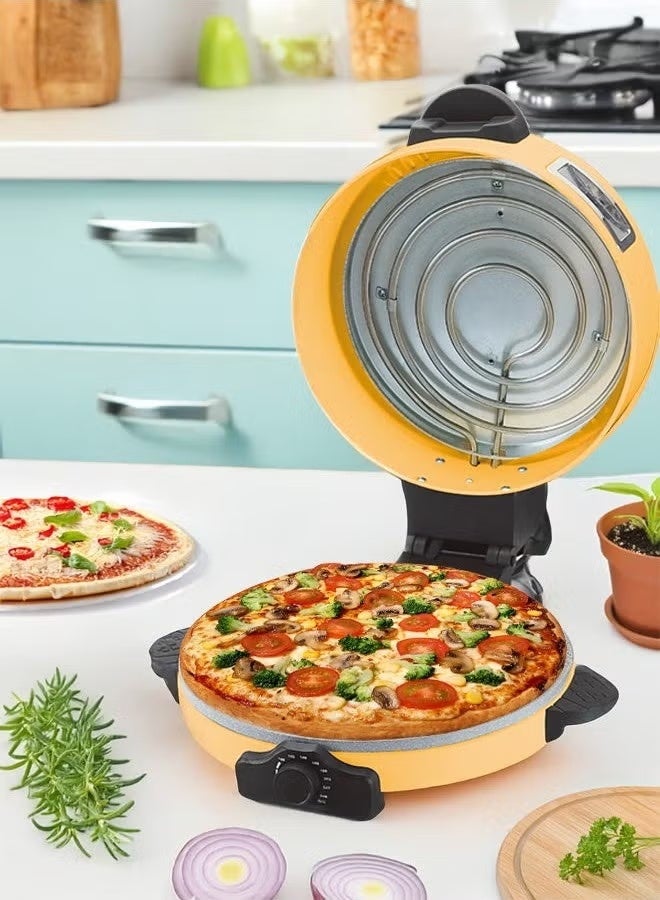 TOSCANA U The electric Arabic bread and pizza maker is equipped with a granite cooking surface and high heat with a power of 1800 watts - Image 2