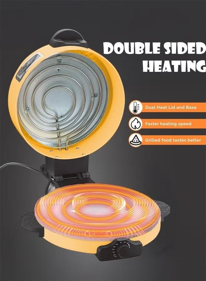 TOSCANA U The electric Arabic bread and pizza maker is equipped with a granite cooking surface and high heat with a power of 1800 watts - Image 3