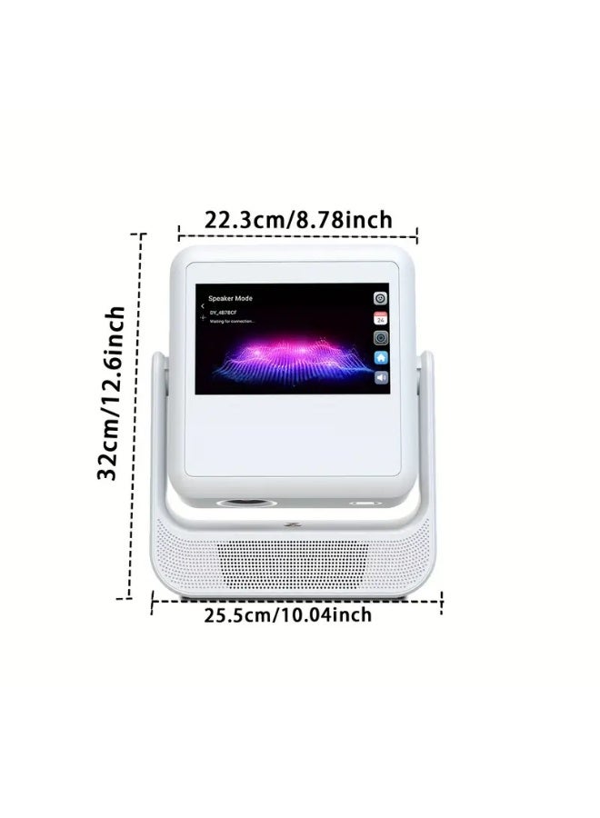 Smart Tablet Projector with Auto Focus & Keystone – Full HD 1080P, 11000 Lumens, Dual WiFi, Bluetooth 5.0, HDMI, Built-in Speakers – Home Theater & Streaming Compatible  - Image 5