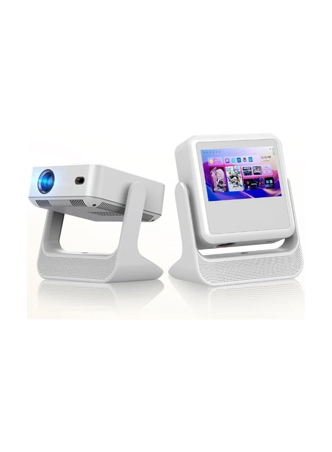 Smart Tablet Projector with Auto Focus & Keystone – Full HD 1080P, 11000 Lumens, Dual WiFi, Bluetooth 5.0, HDMI, Built-in Speakers – Home Theater & Streaming Compatible  - Image 1