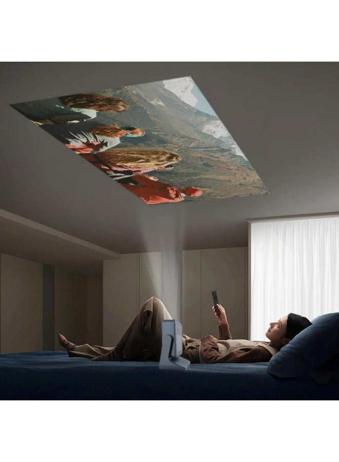 Smart Tablet Projector with Auto Focus & Keystone – Full HD 1080P, 11000 Lumens, Dual WiFi, Bluetooth 5.0, HDMI, Built-in Speakers – Home Theater & Streaming Compatible  - Image 4