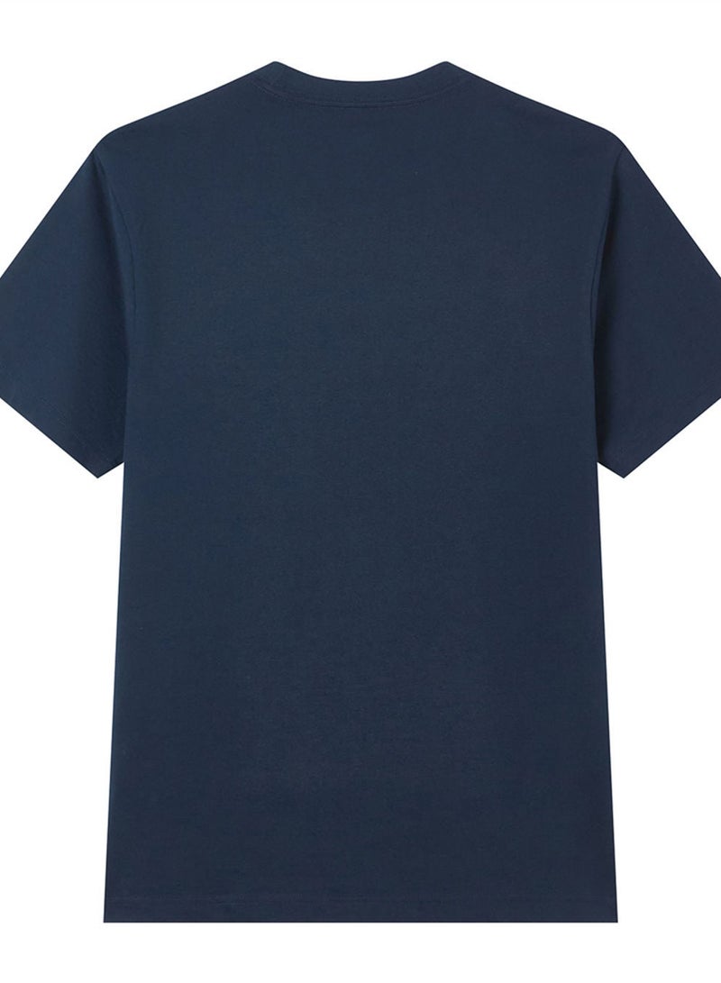 GIORDANO Men’s Slim Fit Cotton Signature Print Tee - Image 4
