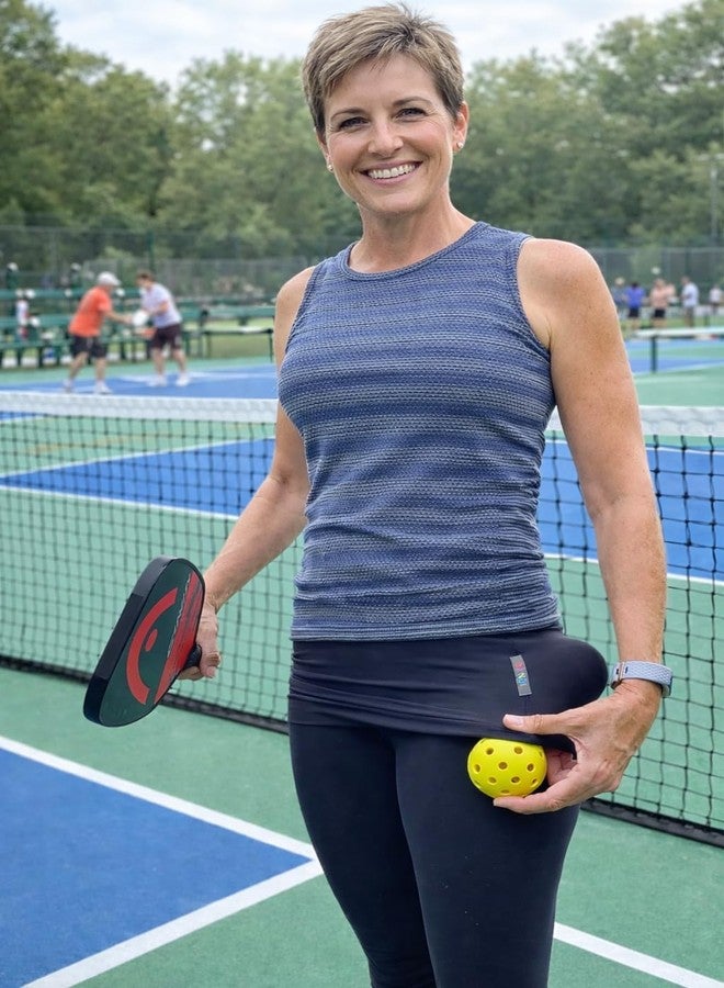 باندي حزام كرة باندي - حامل كرات بيكلبول وتنس، ملحق رياضي آمن لسهولة الحمل، شريط مطاطي مريح، مقاس قابل للتعديل للاعبين النشطين، مناسب للاستخدام أثناء التنقل (أسود، متوسط) - Image 2