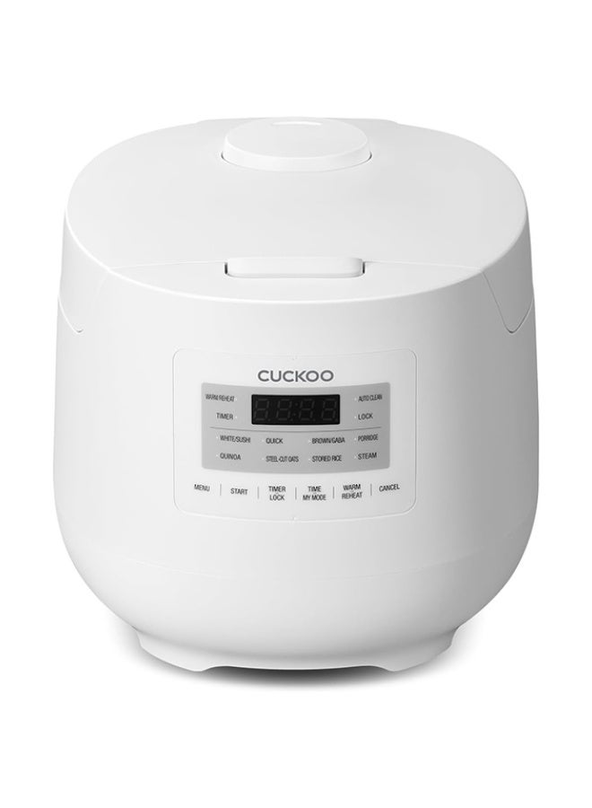 كوكو طباخ أرز ميكوم CUCKOO بسعة 6 أكواب، طباخ متعدد الاستخدامات صغير مع سلة بخار، 11 وضع طهي للأرز الأبيض والأرز البني والمزيد، وعاء داخلي غير لاصق، صنع في كوريا، سعة 1.08 لتر - Image 1