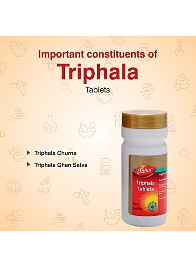 Dabur Triphala Tablets 60’s – Supports Digestion, Detox & Regular Bowel Movement - Image 3