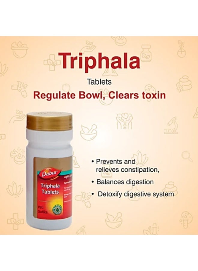 Dabur Triphala Tablets 60’s – Supports Digestion, Detox & Regular Bowel Movement - Image 4