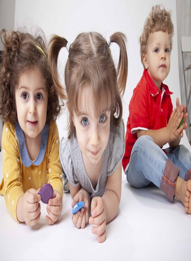 CARIOCA Baby Wax Crayons - 12 Bear-Shaped Non-Toxic Crayons for Toddlers, Washable, Chunky First Art Tools, Daycare & Preschool Supplies, Made in Italy - Image 2