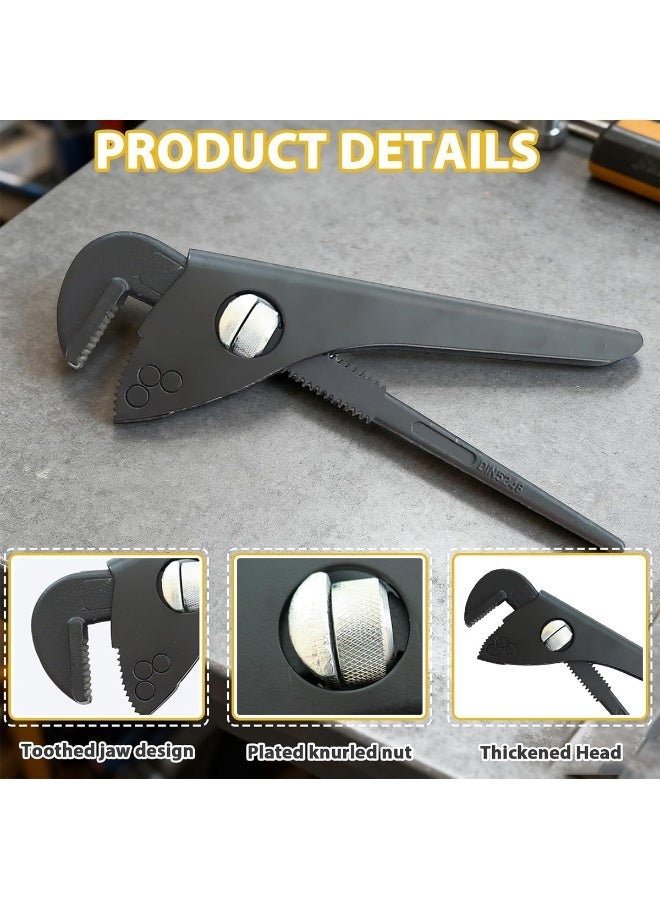 DEFAONS Adjustable Water Pump Pliers 7 Inch Heavy Duty Groove Joint Plier Multi Grip Pipe Wrench Tool for Plumbing Automotive Repair Maintenance Durable Hand Tool - Image 4
