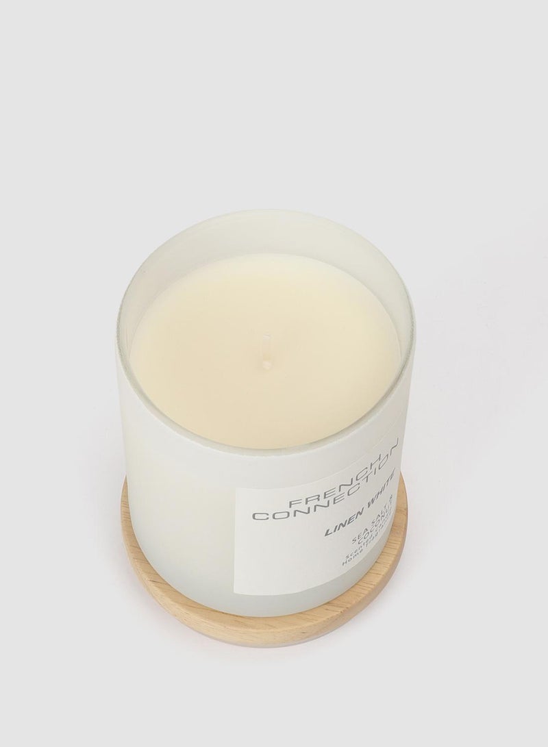 French Connection Pastel Range Sea Salt & Coconut Candle - Medium - Image 2