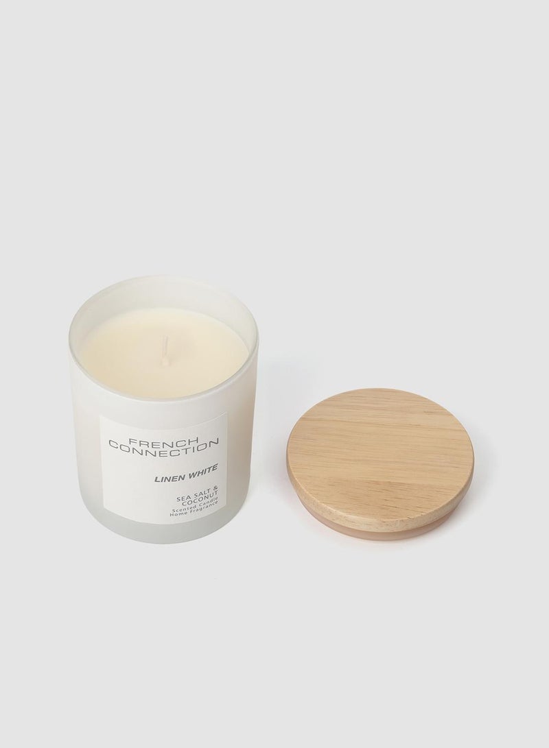 French Connection Pastel Range Sea Salt & Coconut Candle - Medium - Image 4