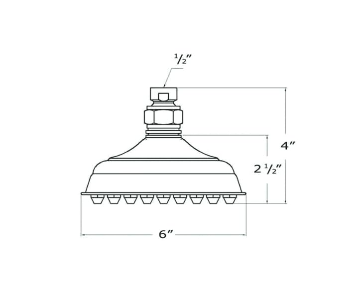 Whitehaus Collection Showerhaus Bath Showerhead - Image 2