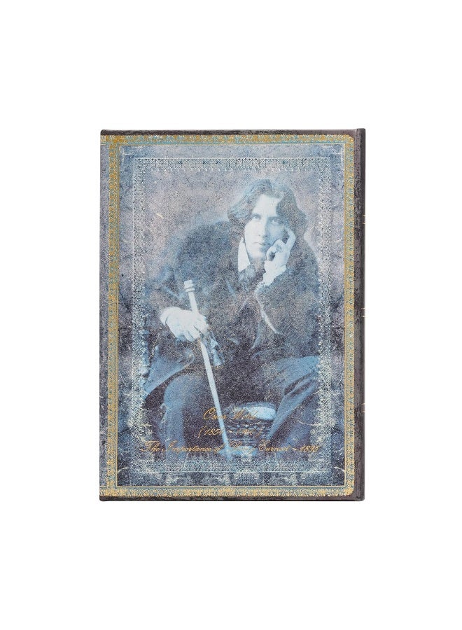 Paperblanks | Wilde, The Importance of Being Earnest | Embellished Manuscripts Collection | Hardcover | Midi | Lined | Wrap Closure | 144 Pg | 120 GSM  - Image 2