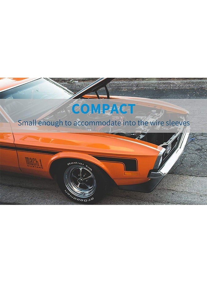 12 قطعة موصلات أسلاك الجهد المنخفض ، موصل لصق سلك لحام سريع ، 2 طريقة السيارات ، اتصال موثوق موصلات الأسلاك الصغيرة أنا نوع 2 دبابيس ، يناسب 20-24 AWG - Image 3