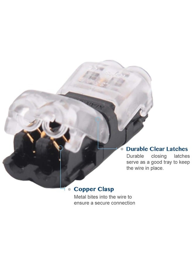 12 قطعة موصلات أسلاك الجهد المنخفض ، موصل لصق سلك لحام سريع ، 2 طريقة السيارات ، اتصال موثوق موصلات الأسلاك الصغيرة أنا نوع 2 دبابيس ، يناسب 20-24 AWG - Image 5