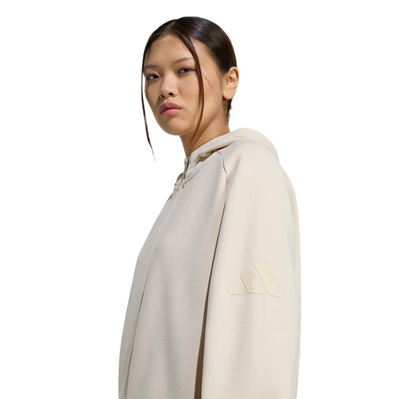 adidas Soft Lux Full-Zip Hoodie - Image 4