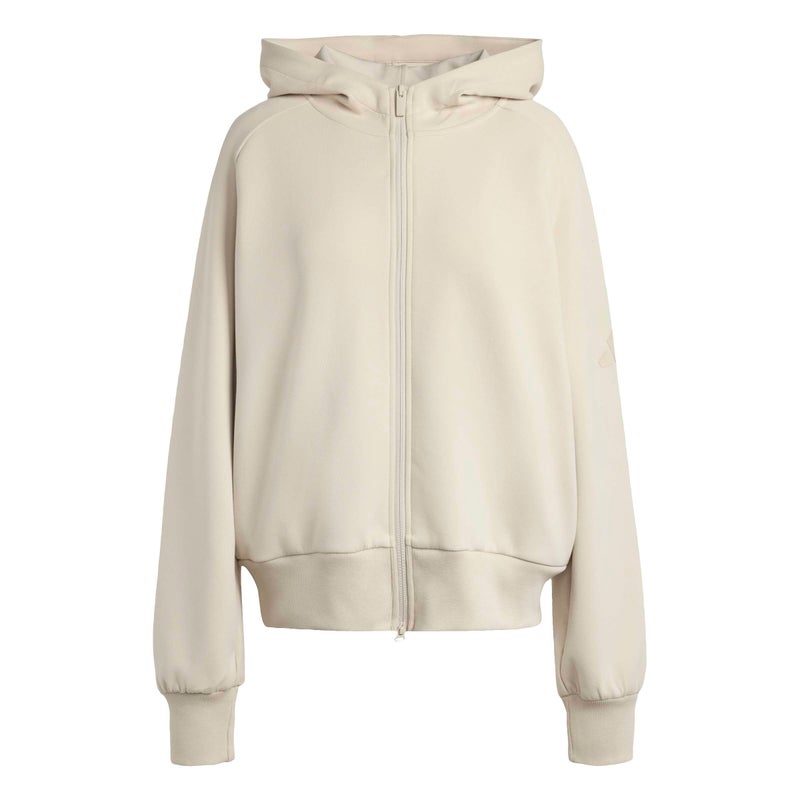 adidas Soft Lux Full-Zip Hoodie - Image 2