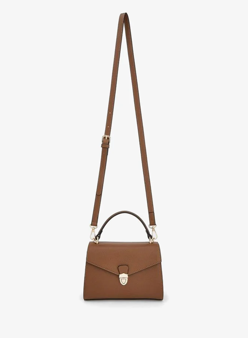 Paprika Lizard Satchel Bag